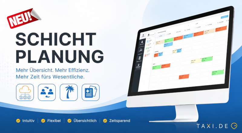 Taxi.de Schichtplanung – neue Funktionen